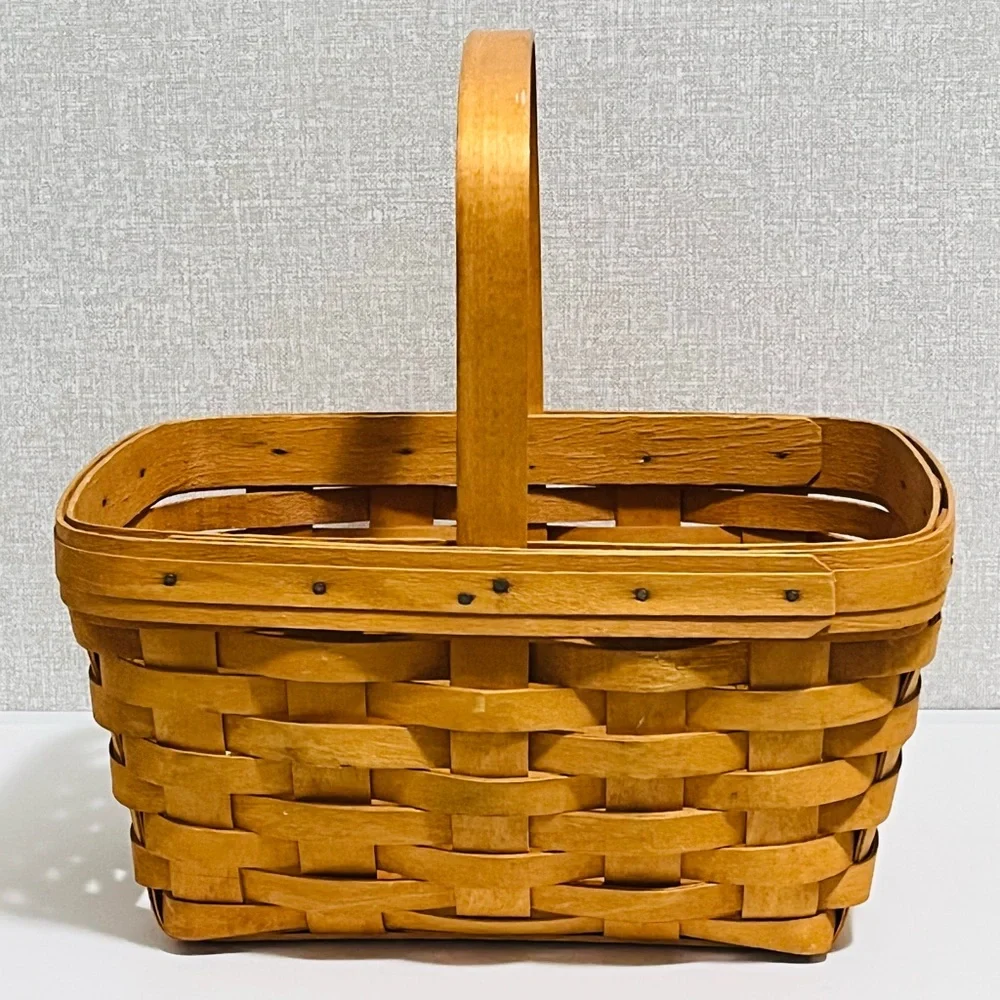Longaberger 1999 Spring Farmhouse Wooden Basket - Picture 3 of 9
